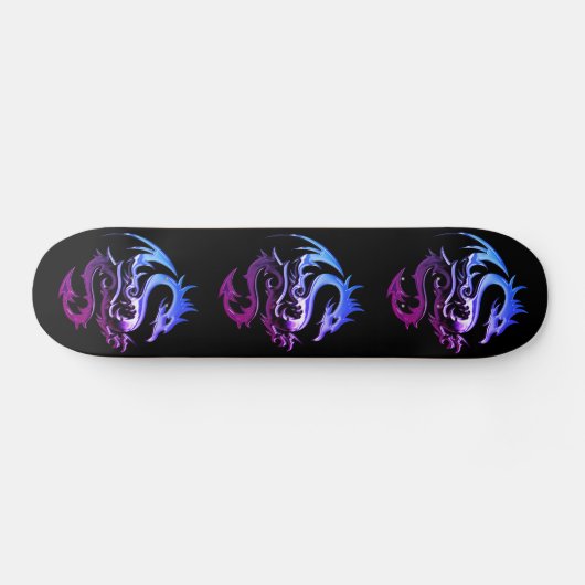 Skateboard Dragon de Purple (Horz)