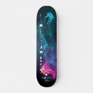 Skateboard Dragon en planche à roulettes de lumières du nor