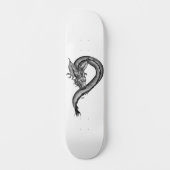 Skateboard Dragon en style tatouage (Recto)