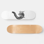 Skateboard Dragon en style tatouage (Horz)