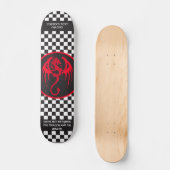 Skateboard Dragon et devis de style celtique (Recto)