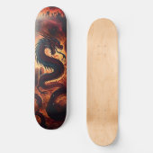 Skateboard Dragon flame skate (Recto)