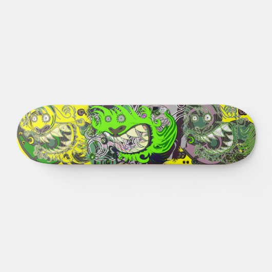 Skateboard Dragon fou (Vert) (Horz)