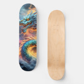Skateboard Dragon Japonais Fougueux (Recto)