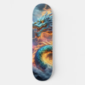 Skateboard Dragon Japonais Fougueux (Recto)