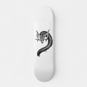 Skateboard Dragon noir et blanc