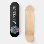 Skateboard Dragon personnalisé (Recto)