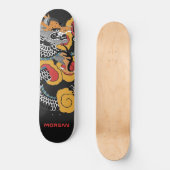 Skateboard Dragon Personnalisé (Recto)