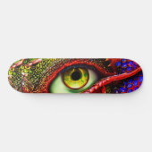 Skateboard Dragon Retro Cool Eye (Horz)