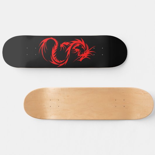 Skateboard Dragon rouge (Horz)