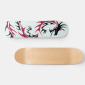 Skateboard dragon rouge et noir (Horz)