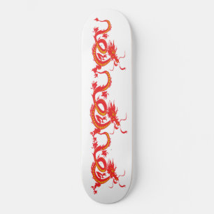 Skateboard Dragon rouge /Nouvel An chinois