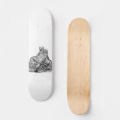 Skateboard Dragon sur le rocher (Recto)