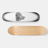 Skateboard Dragon sur le rocher (Horz)