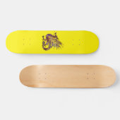 Skateboard Dragon sur Patinage Purple et Gold (Horz)