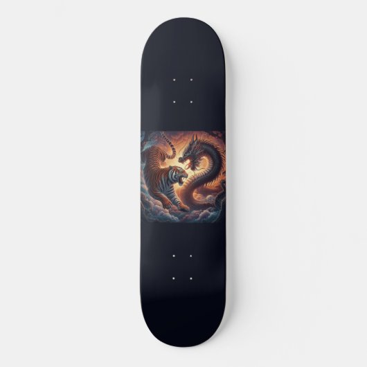 Skateboard Dragon & Tigre (Recto)