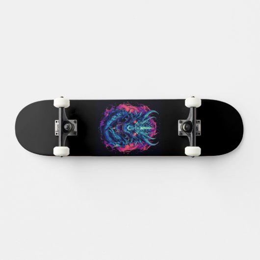 Skateboard Dragon Turquoise (Horz)