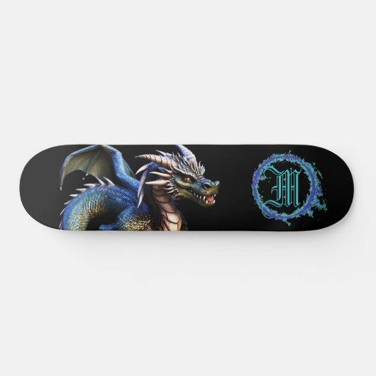 Skateboard *~* Dragon Turquoise métallique AP88 à fibre éléme (Horz)