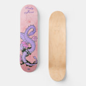 Skateboard Dragon Violet Sur La Marque Pink Dd (Recto)