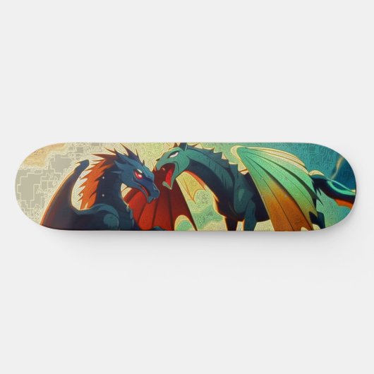 Skateboard Dragon vs Pegasus  (Horz)