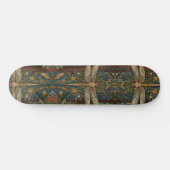 Skateboard Dragonfly art painting botanical boho chic forest (Horz)