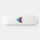 Skateboard Dragonfly en arc-en-ciel (Horz)