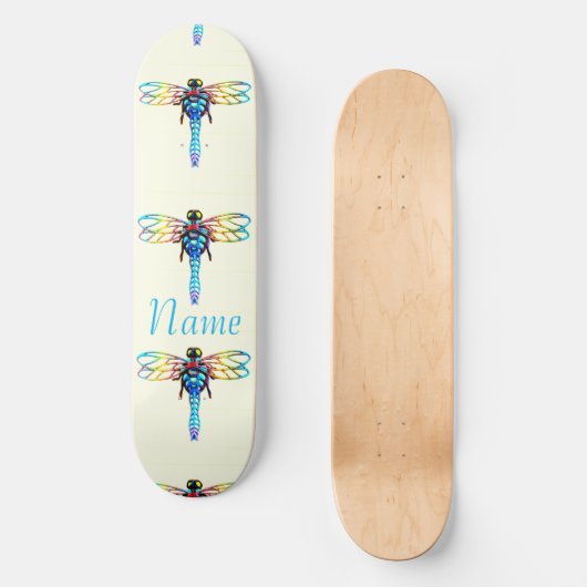 Skateboard dragonfly iridescente Thunder_Cove (Recto)