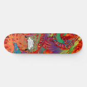 Skateboard Dragons Colorés JDS (Horz)