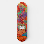 Skateboard Dragons Colorés JDS (Recto)