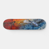 Skateboard Dragons du feu et de glace (Horz)