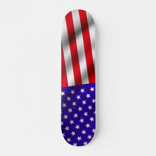 Skateboard Drapeau 3 des Etats-Unis (Devant)