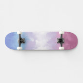 Skateboard Drapeau Abstrait de la Bigender Pride Boho Pastel (Horz)