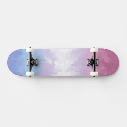 Skateboard Drapeau Abstrait de la Bigender Pride Boho Pastel (Horz)