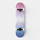 Skateboard Drapeau Abstrait de la Bigender Pride Boho Pastel (Recto)