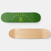 Skateboard Drapeau Adygea patriotique (Horz)