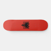 Skateboard Drapeau albanais (Horz)