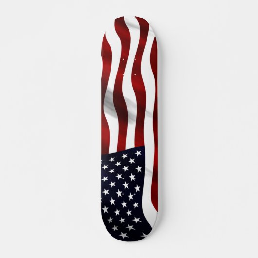 Skateboard Drapeau américain (Devant)