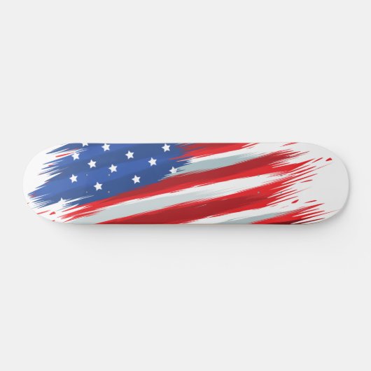 Skateboard Drapeau américain (Horz)