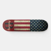 Skateboard Drapeau américain (Horz)