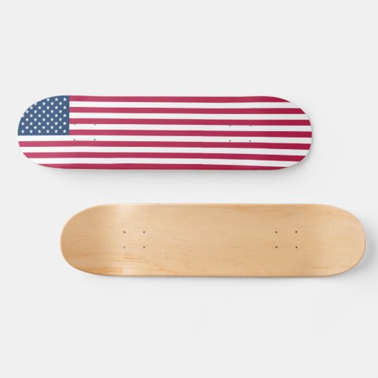 Skateboard Drapeau américain (Horz)