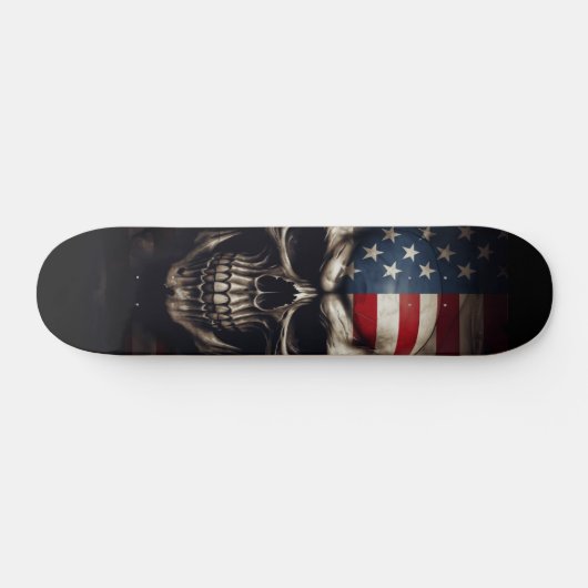 Skateboard Drapeau américain (Horz)