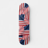 Skateboard Drapeau américain 2412 (Devant)