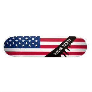 Skateboard Drapeau américain classique