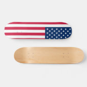 Skateboard Drapeau américain - États-Unis d'Amérique - Patrio (Horz)