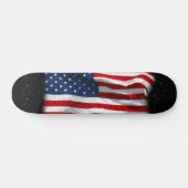 Skateboard Drapeau américain patriotique États-Unis (Horz)