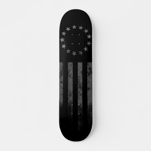 Skateboard Drapeau américain vintage Betsy Ross (Devant)
