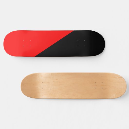 Skateboard Drapeau anarchiste (Anarchisme) (Horz)
