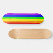 Skateboard Drapeau arc-en-ciel (Horz)