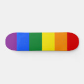 Skateboard Drapeau arc-en-ciel (Horz)