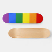 Skateboard Drapeau arc-en-ciel (Horz)